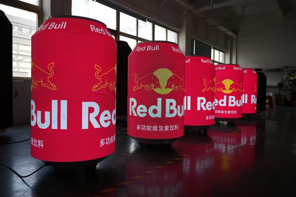 Can Bottle Shape Led Display Screen